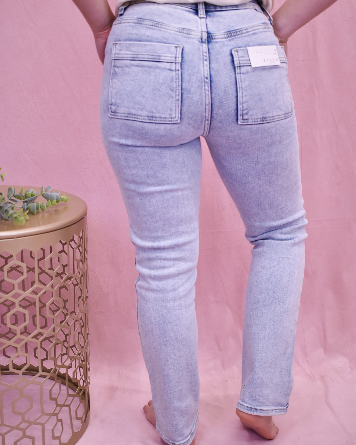 RISEN Straight Leg Cargo Jeans