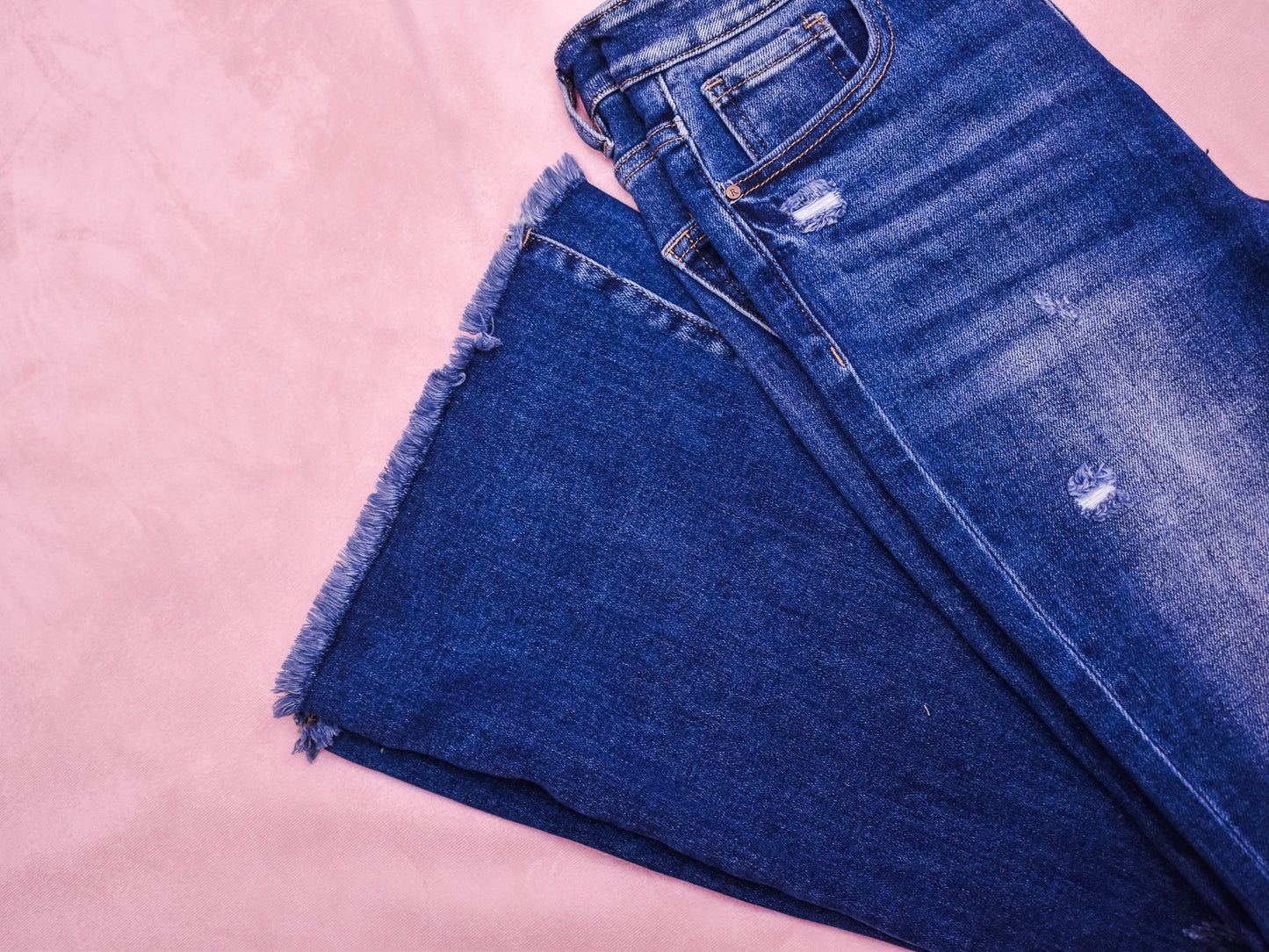 RISEN High Rise Flare Jeans