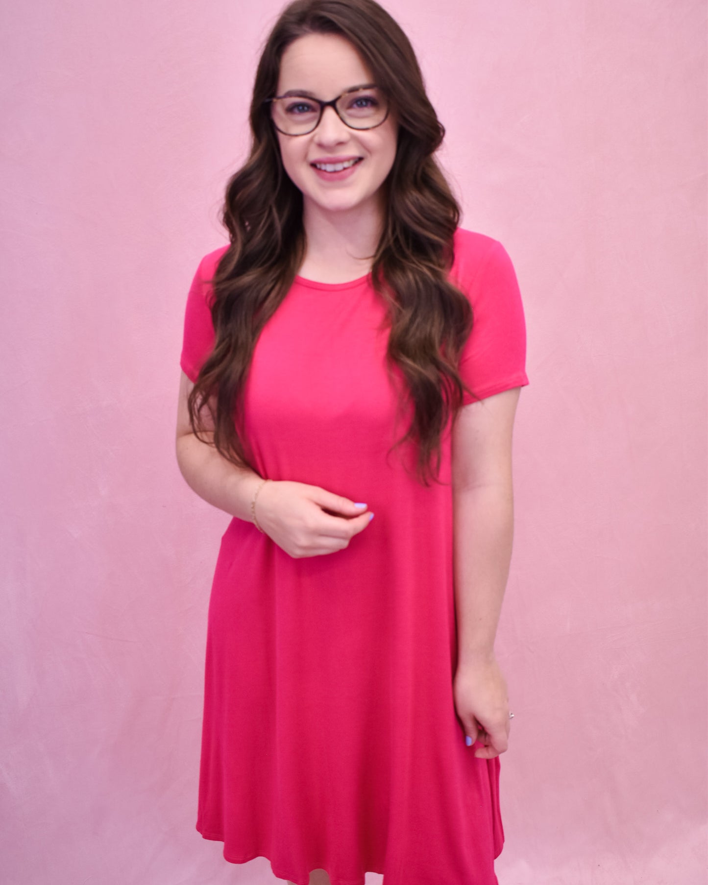 Simply Basic Casual Midi Dress