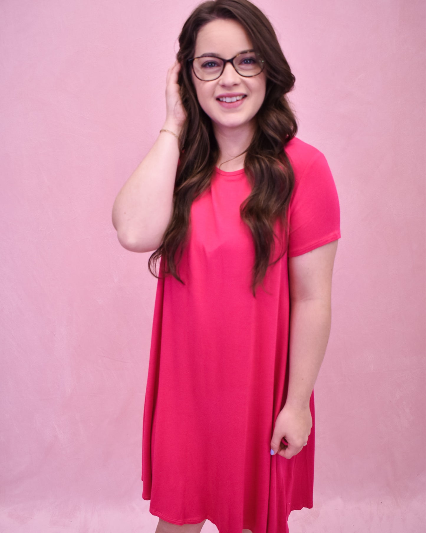 Simply Basic Casual Midi Dress
