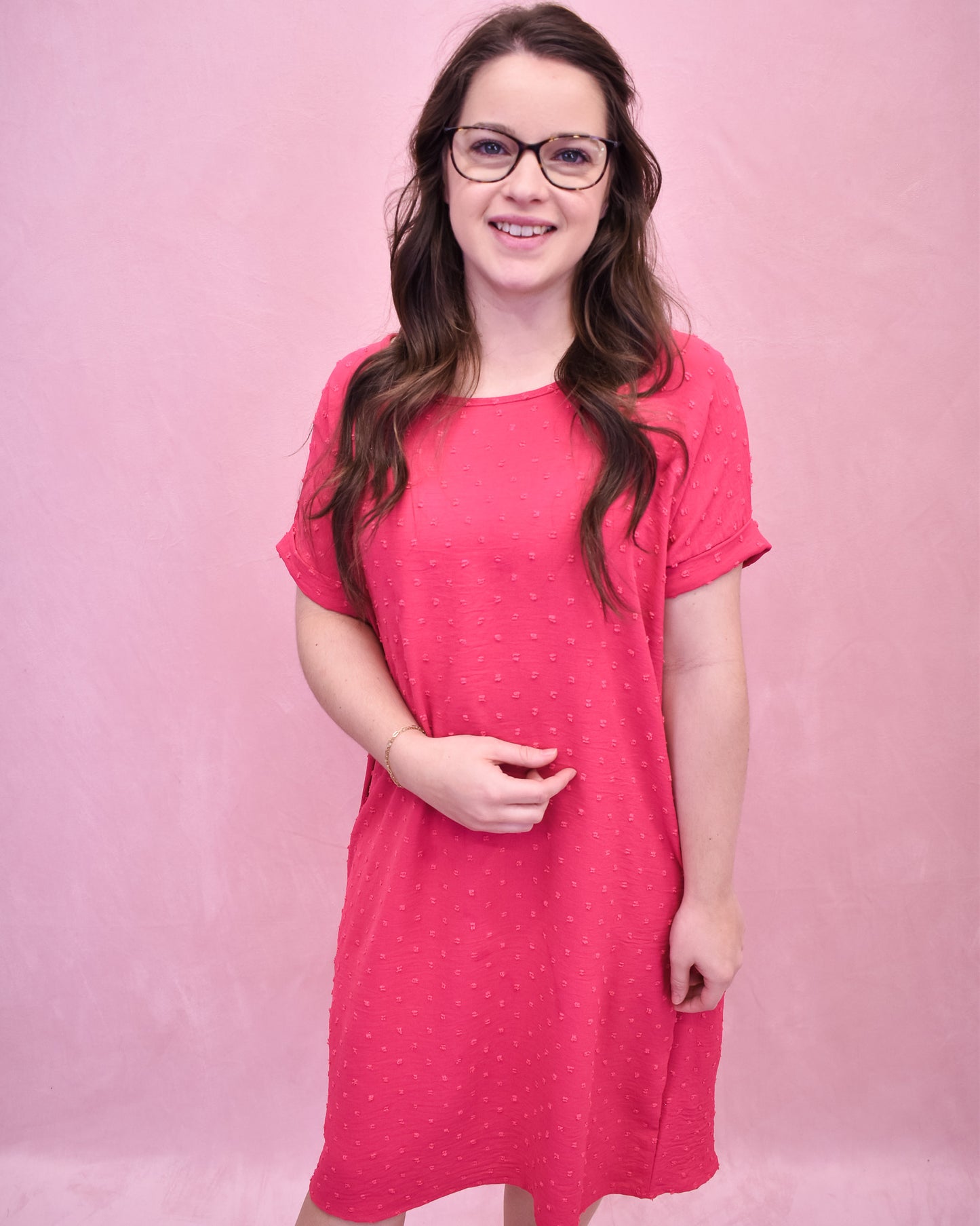 Sassy And Sweet Swiss Dot Dress