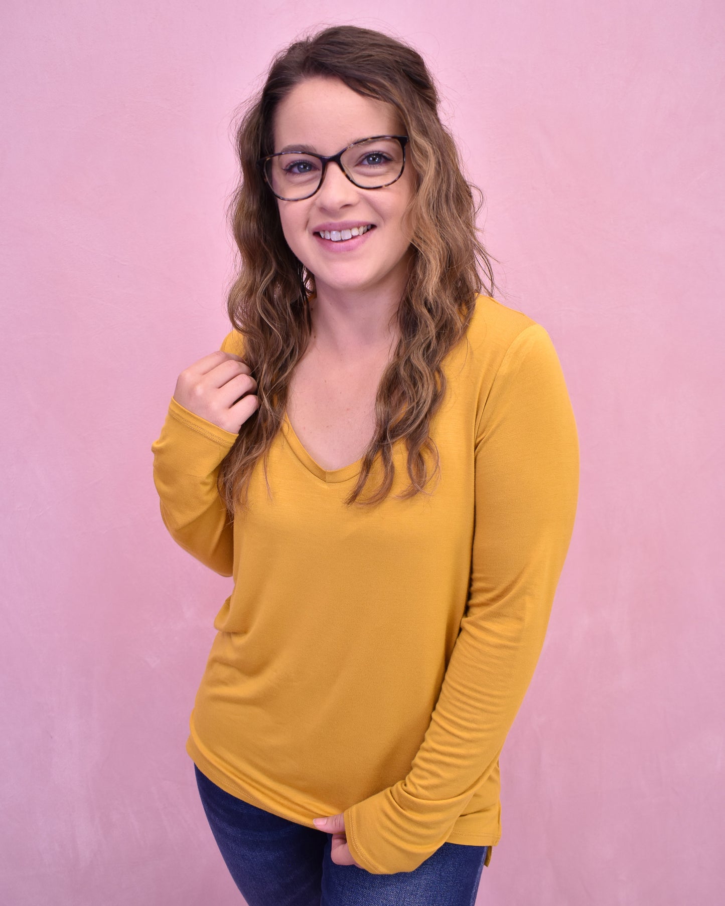 The First Chill V-Neck Top