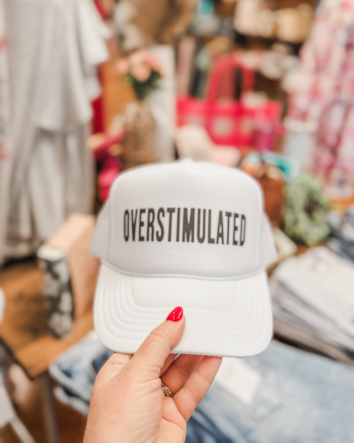 Overstimulated Puff Ink Trucker Hat