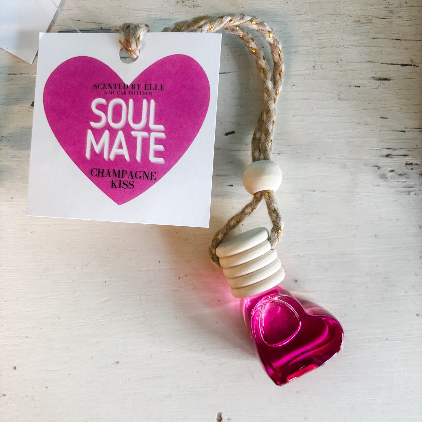 Valentine Scented By Elle Car Diffuser