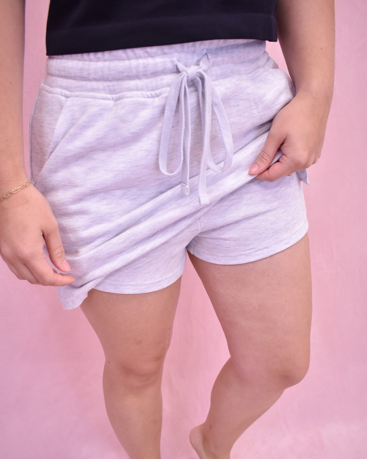 Simple As That Drawstring Mini Skort