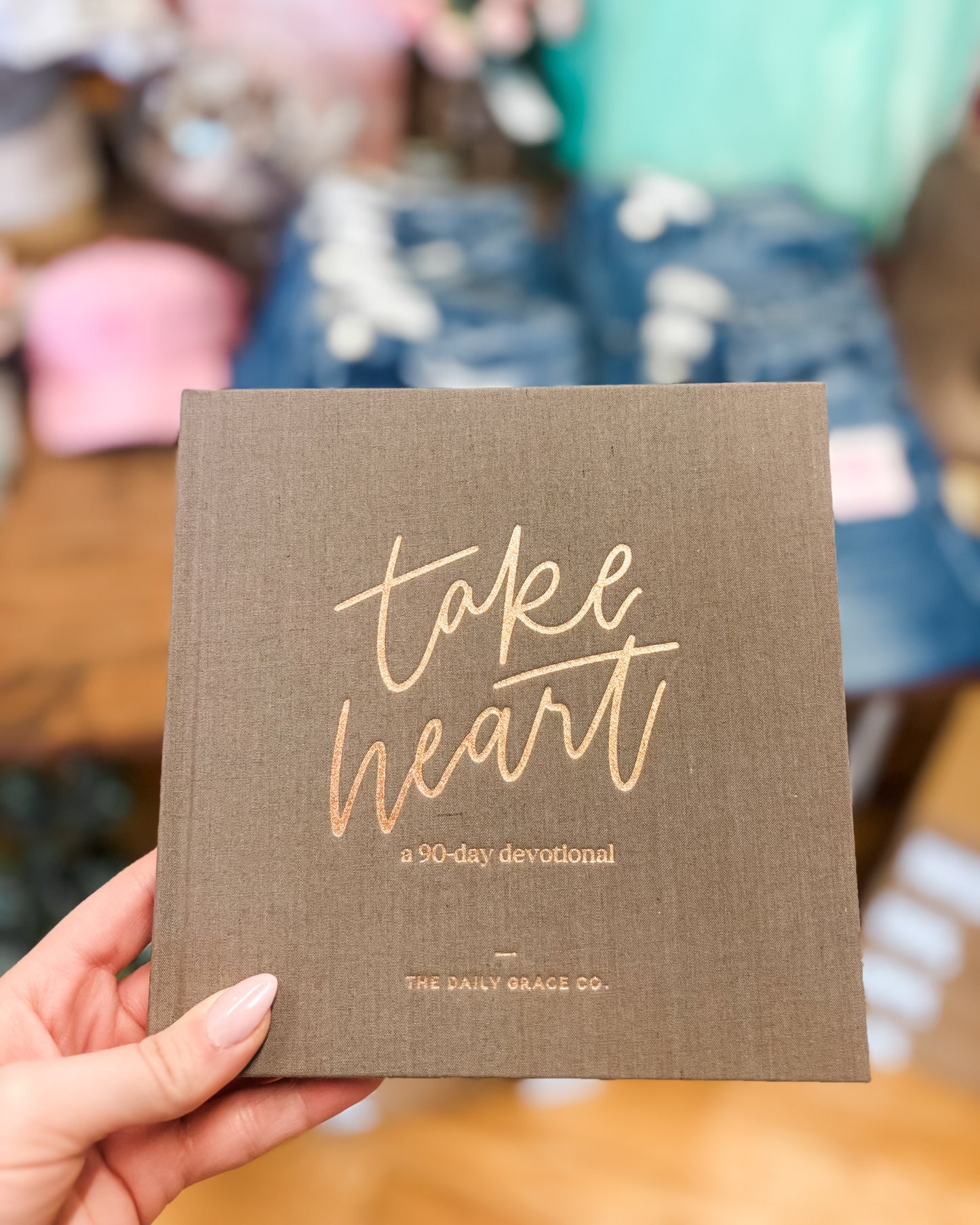 Take Heart a 90 day hardback devotional book