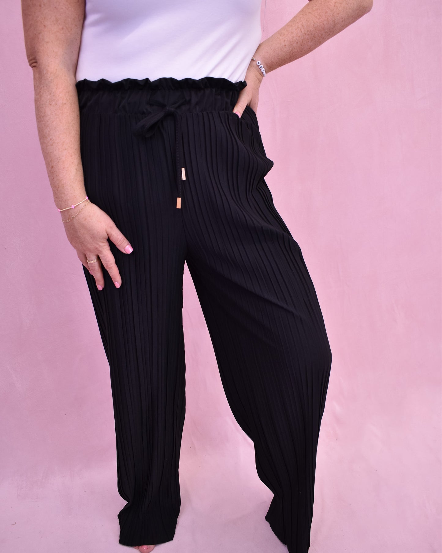 The Sofia Pleated Palazzo Pants