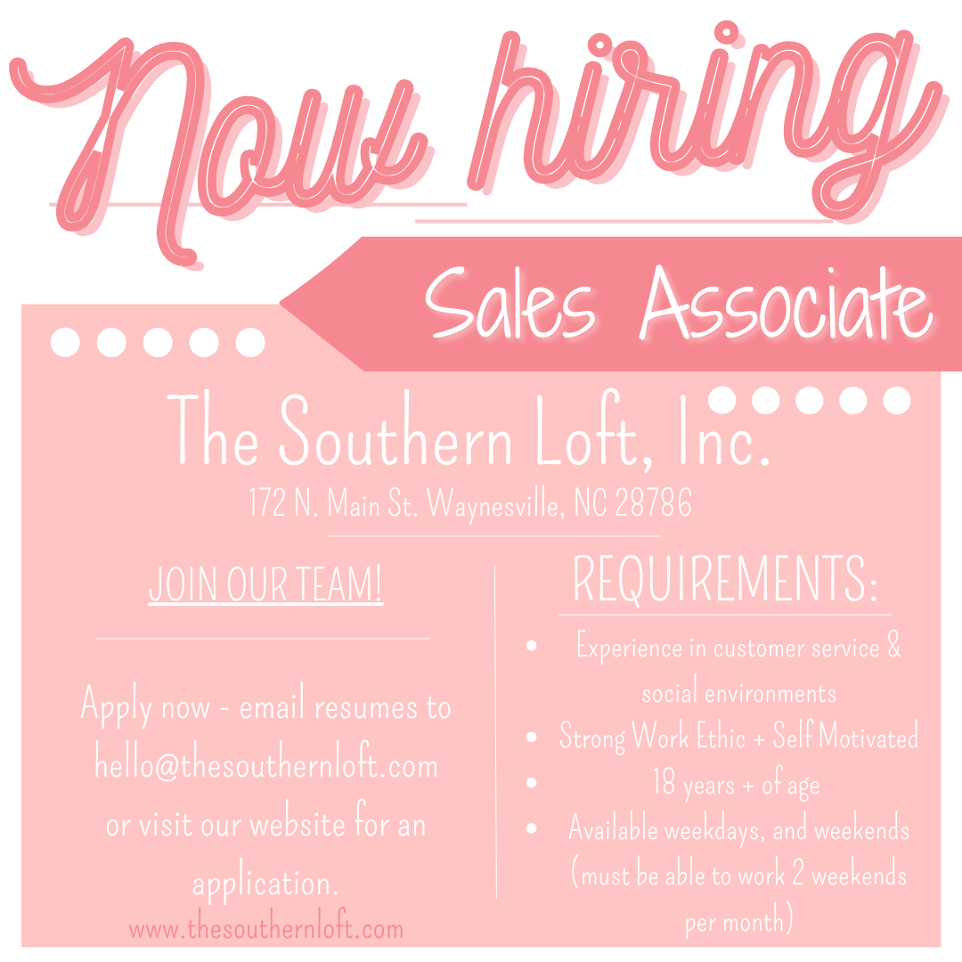 We're HIRING - Application