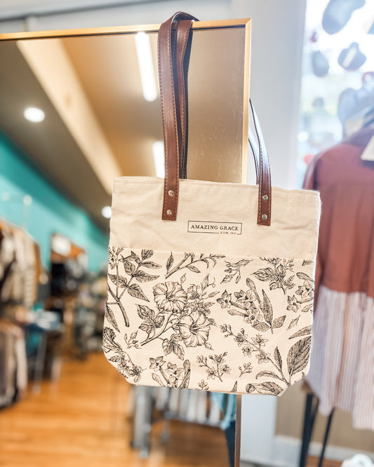 Amazing Grace Canvas Tote