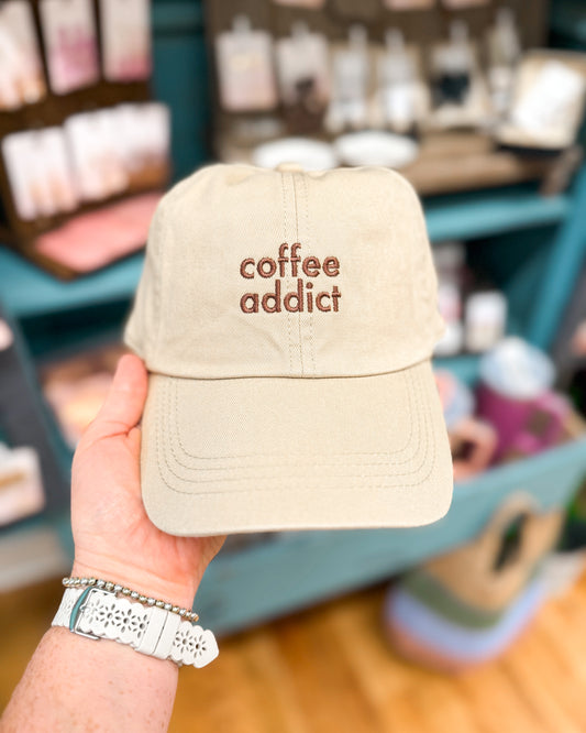 Coffee Addict Canvas Snapback Hat