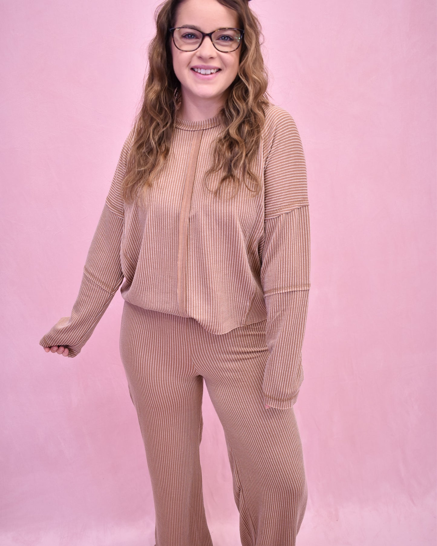 Cozy Couture Ribbed Knit 2 Piece Set