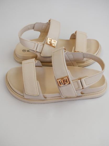 Mayara Velcro Double Strap Sandal