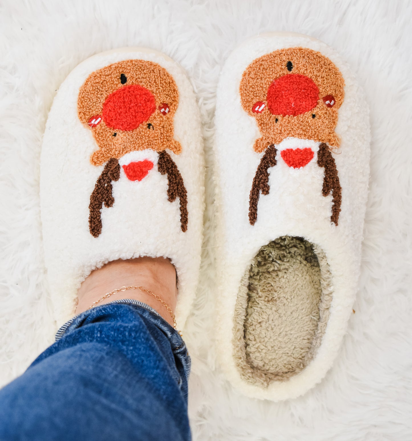 Christmas Slide On Slippers