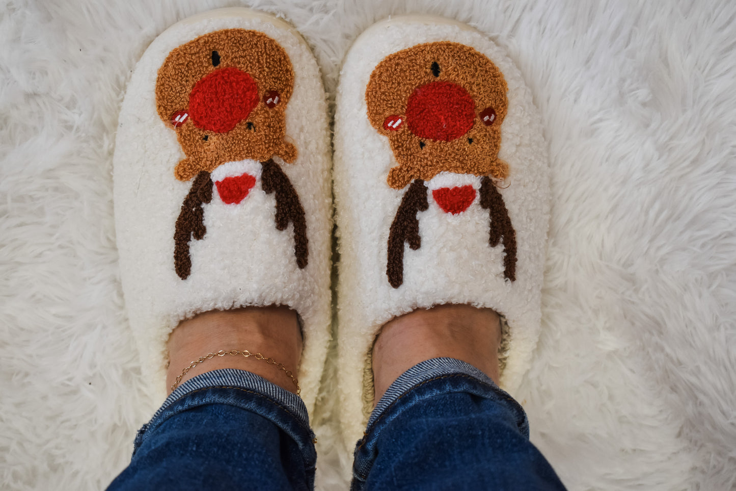 Christmas Slide On Slippers