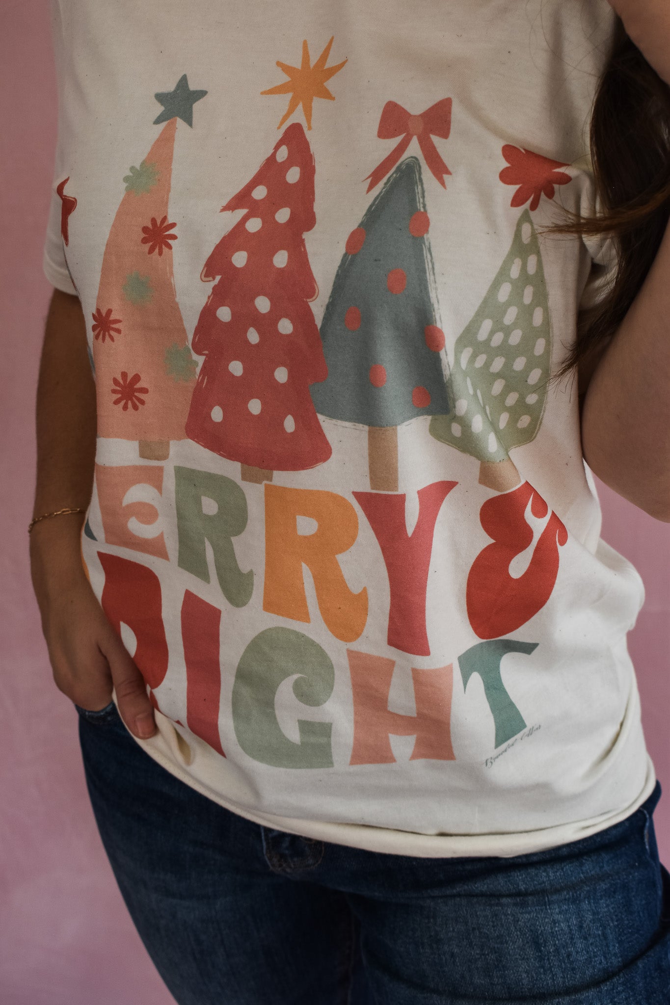 Merry & Bright Graphic Tee