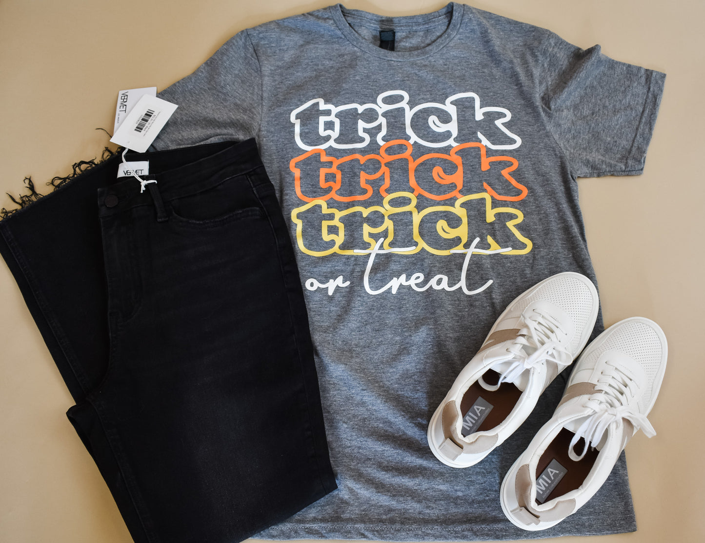 Trick Trick Or Treat Graphic Tee