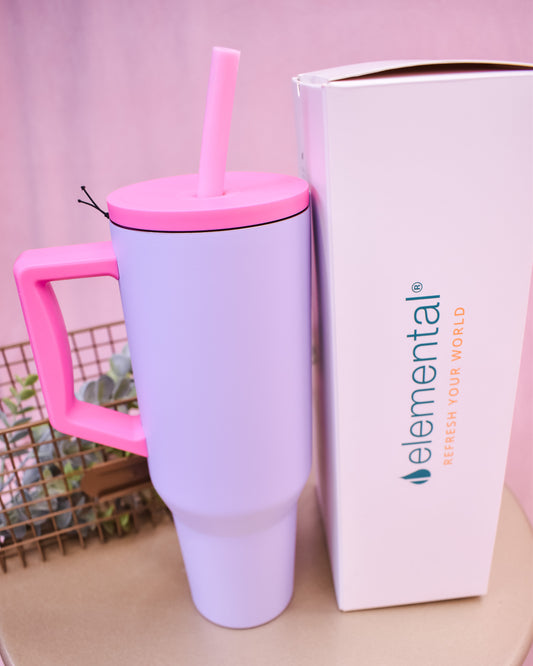 Elemental Commuter 40oz Tumbler - Lilac Tie Dye