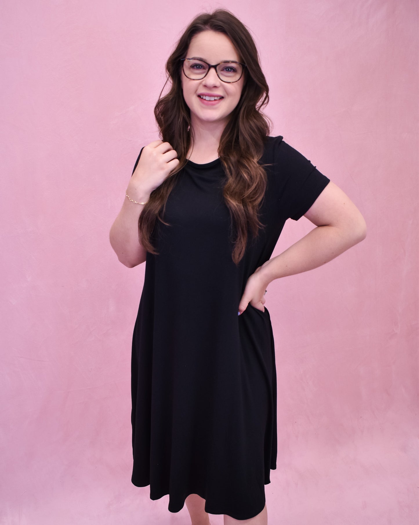 Simply Basic Casual Midi Dress