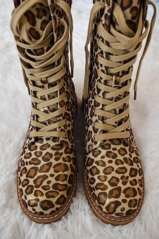 Corky's Gold Leopard FOMO Boots