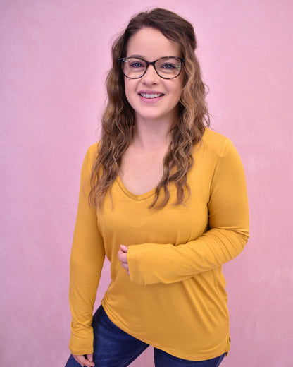 The First Chill V-Neck Top