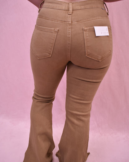 RISEN Flare Side-Slit Pants