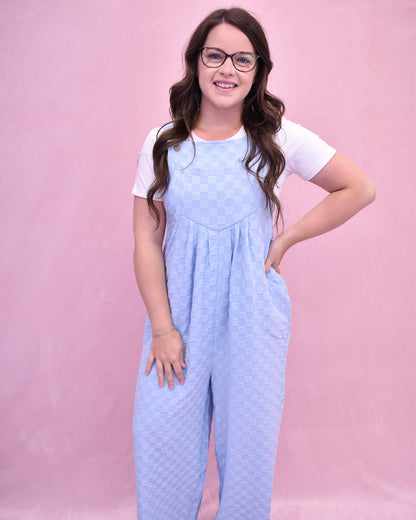 Check Me Out Wide Leg Overalls