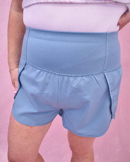 Casual Stroll High Waisted Running Shorts