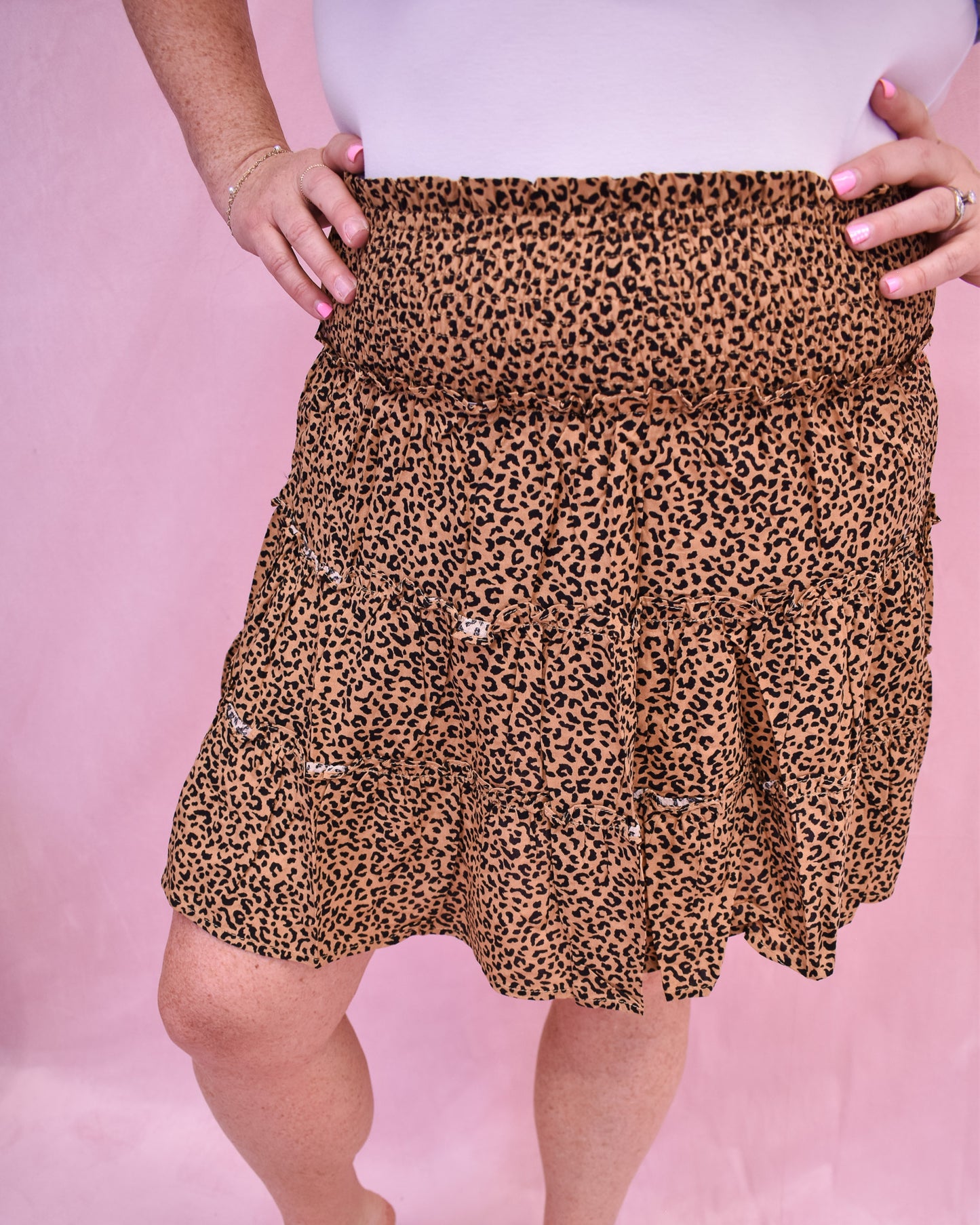 Primal Instincts Ruffled Skirt