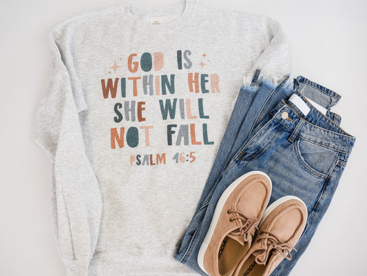 God Is Within Her Pullover