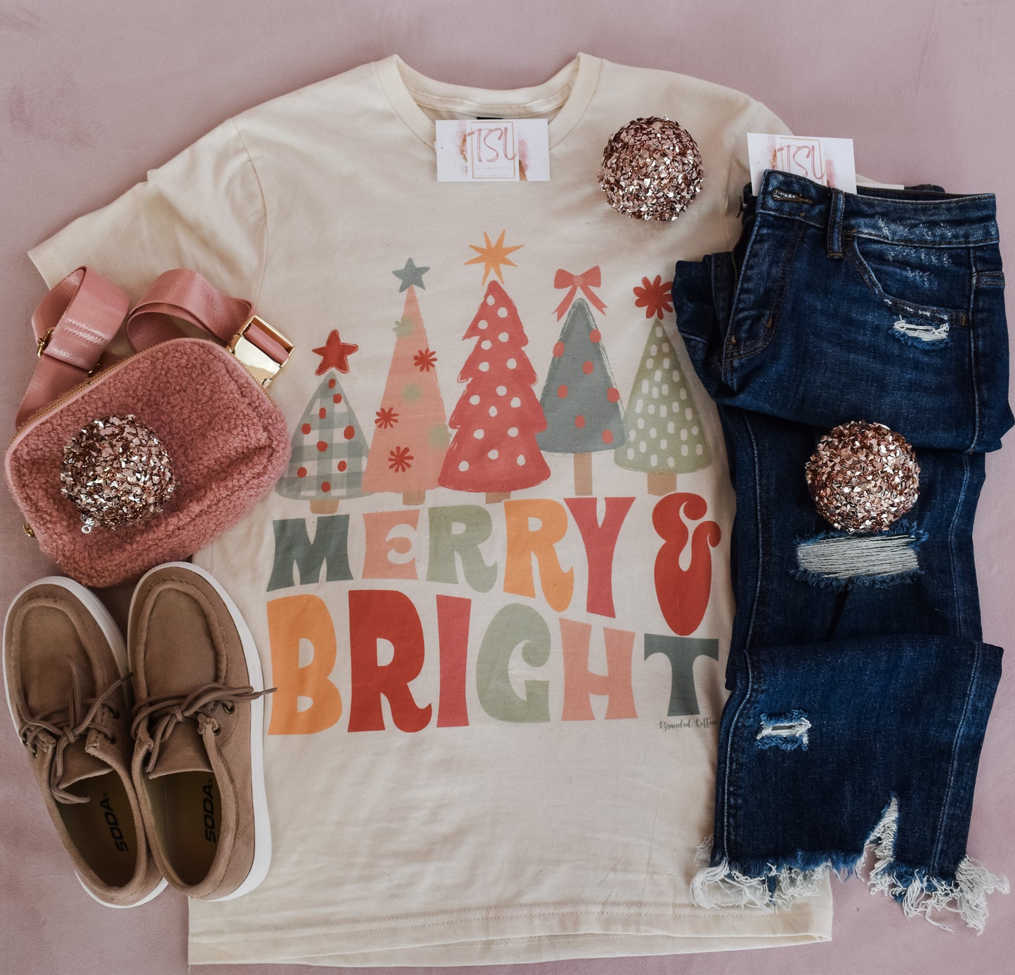 Merry & Bright Graphic Tee