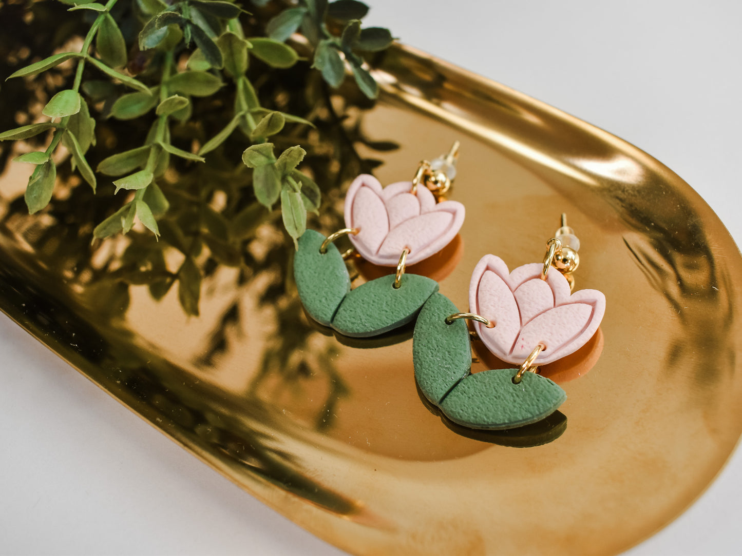 Blossoming Dreams Clay Earrings