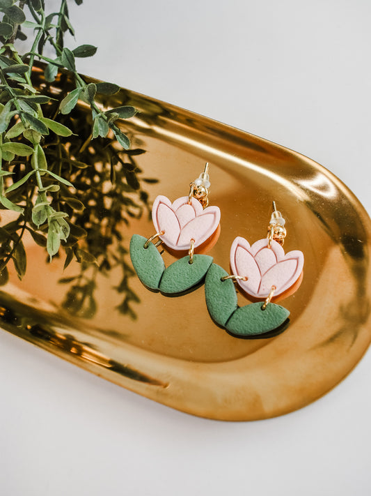 Blossoming Dreams Clay Earrings