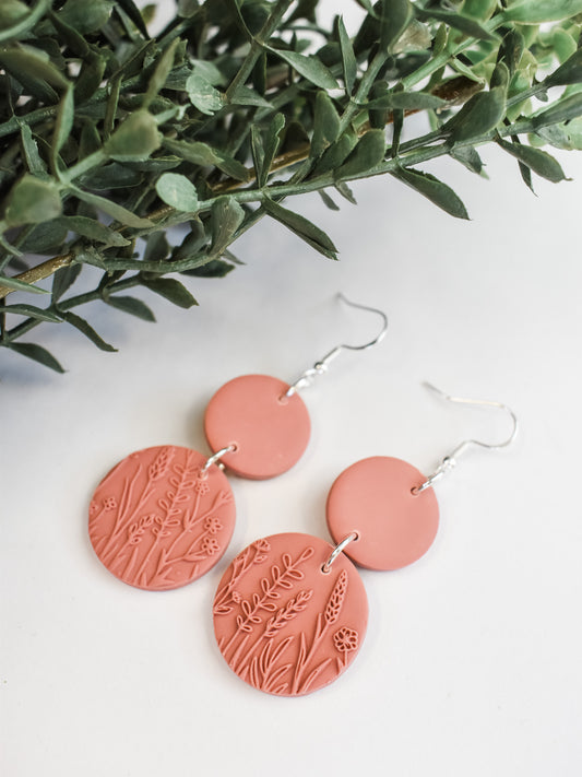 Just Be You Clay Drop Earrings