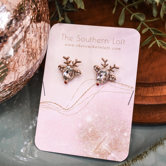 Reindeer Stud Earrings