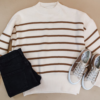 Peak To Peak Striped Sweater