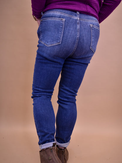 Judy Blue Button Fly Skinny Jeans