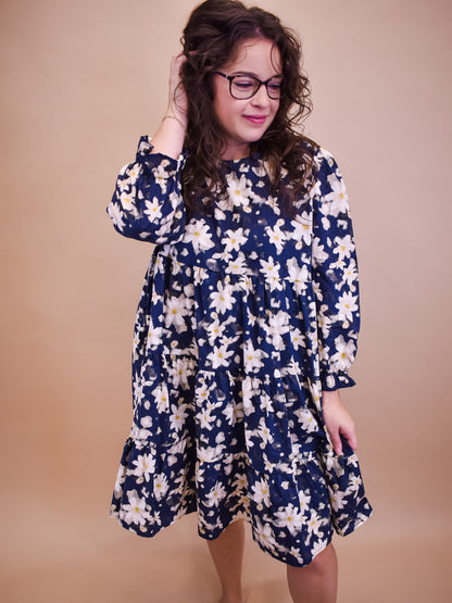 Just For Today Floral Tiered Dress