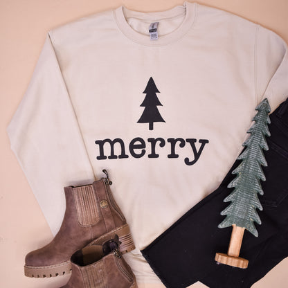 Basic Merry Tree Pullover