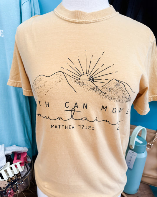 Faith Can Move Mountains Graphic Tee