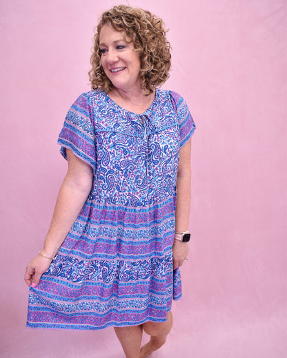 Gate To My Heart Paisley Dress