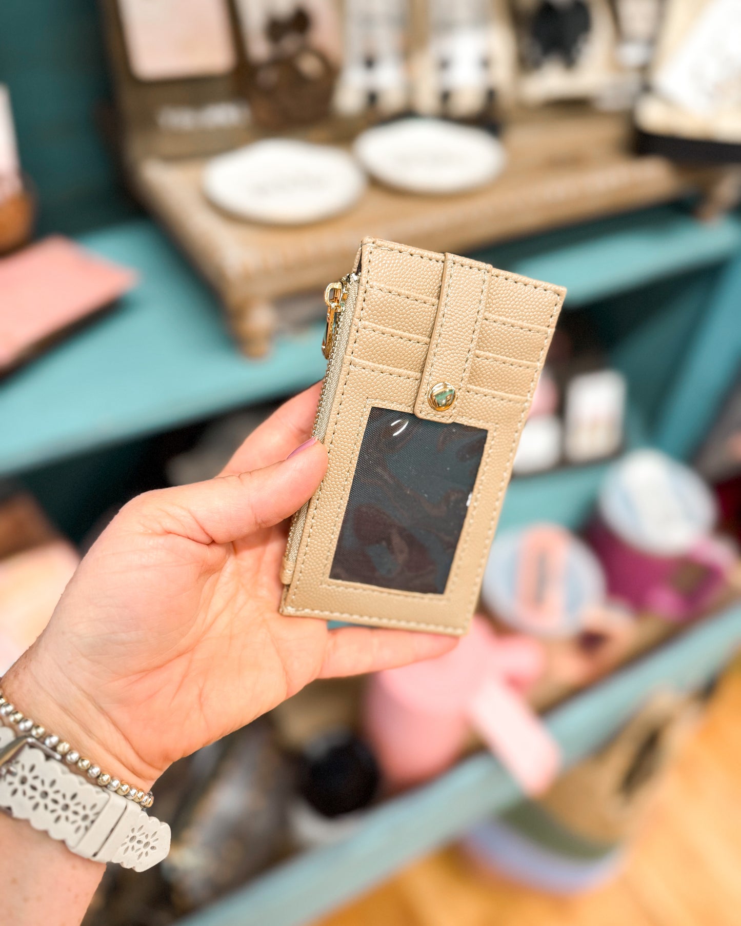 Grab + Go Quilted Leather Wallet