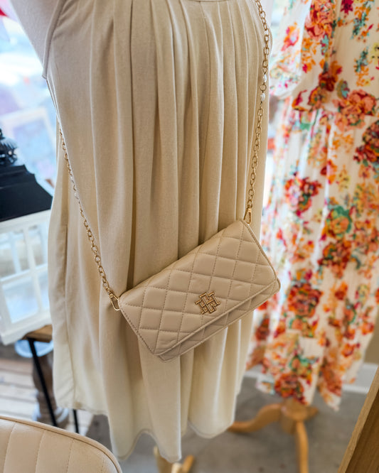 Brynleigh Quilted Clutch Crossbody
