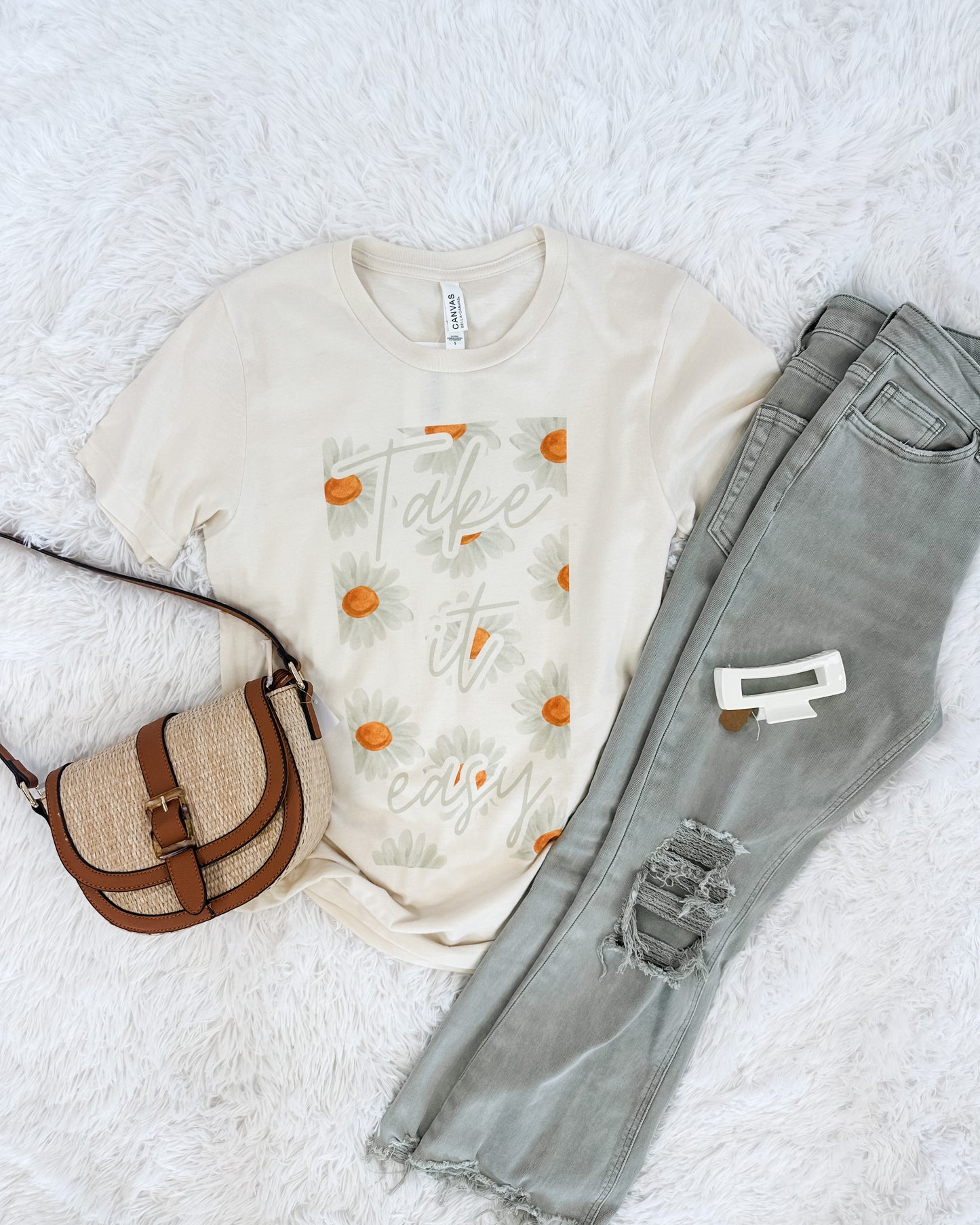 Take It Easy Daisy Graphic Tee