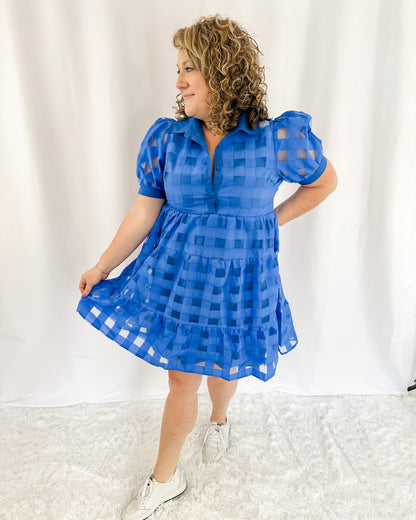 Oceans Of Love Basket Weave Dress