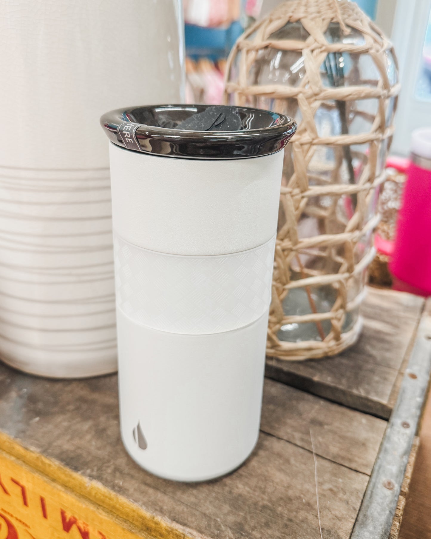 Elemental Artisan Lid 16oz Tumbler - White