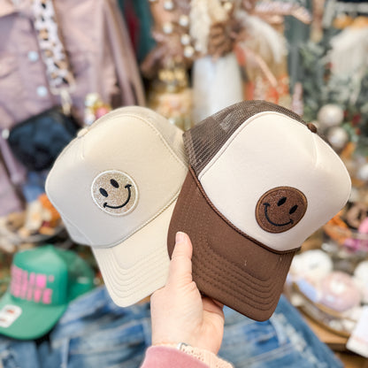 Happy Patch Trucker Hat