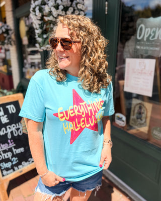 Everything Hallelujah Star Graphic Tee