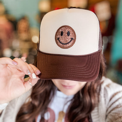 Happy Patch Trucker Hat