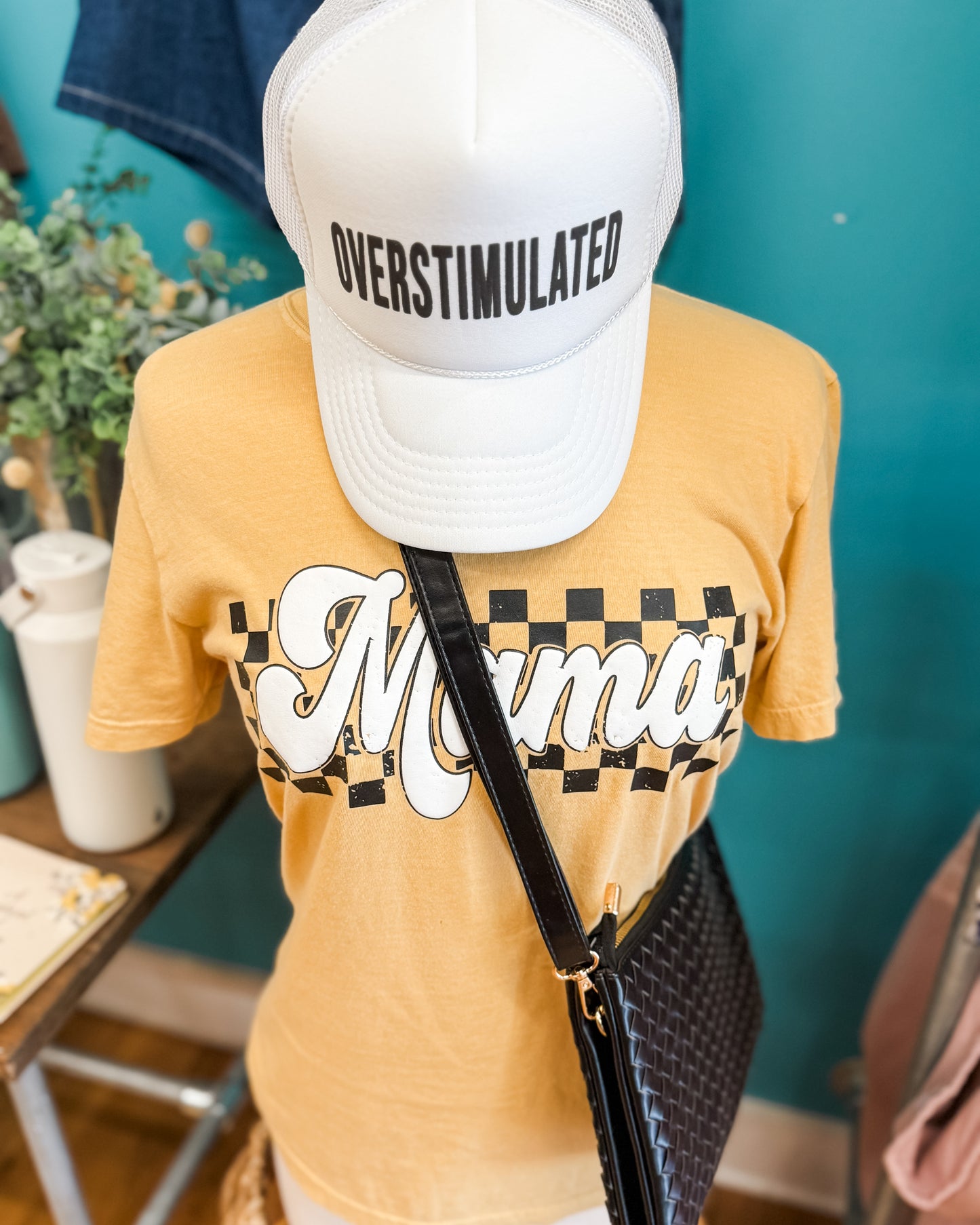 Puff Checkered Retro Mama Tee