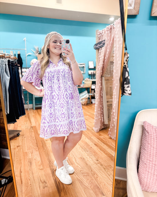 Full Of Joy Mixed Print Dress